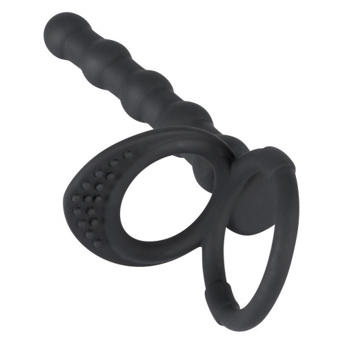 Black Velvets Cock & Ball Ring - Anelli per...