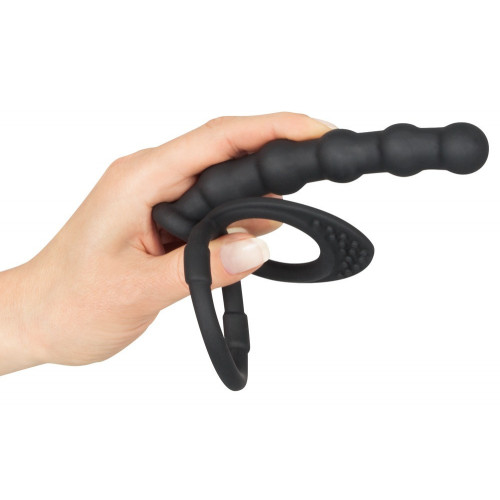 Black Velvets Cock & Ball Ring - Anelli per...