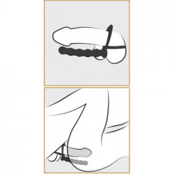 Black Velvets Cock & Ball Ring - Anelli per Pene e Testicoli