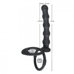 Black Velvets Cock & Ball Ring - Anelli per Pene e Testicoli
