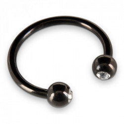 Rebel Glans Ring - Anello per Glande , 2 Sfere Gioiello, Acciaio Inox