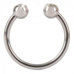 Rebel Glans Ring - Anello per Glande , 2 Sfere, Color Argento, Palline Stimolanti