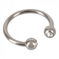 Rebel Glans Ring - Anello per Glande , 2 Sfere, Color Argento, Palline Stimolanti