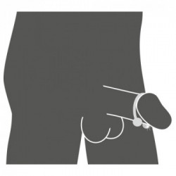 Rebel Glans Ring - Anello per Glande , 2 Sfere, Color Argento, Palline Stimolanti