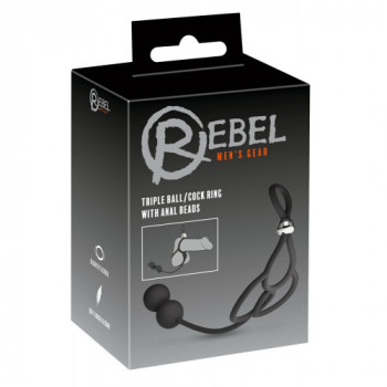 Rebel Triple Ball Cock Ring...