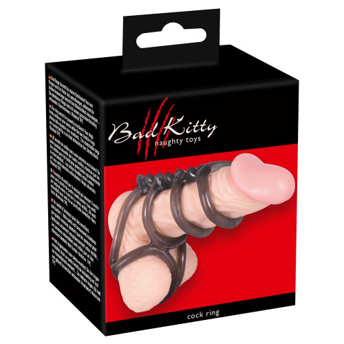 Bad Kitty Cock & Ball Ring - Anelli per Pene e...