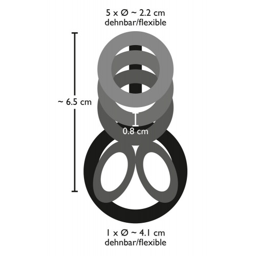 Bad Kitty Cock & Ball Ring - Anelli per Pene e...