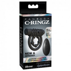 Fantasy C-Ringz Remote Control Performance Pro - Anello per Pene e per Testicoli, 10 MOD di Vibrazione, Ricaricabile