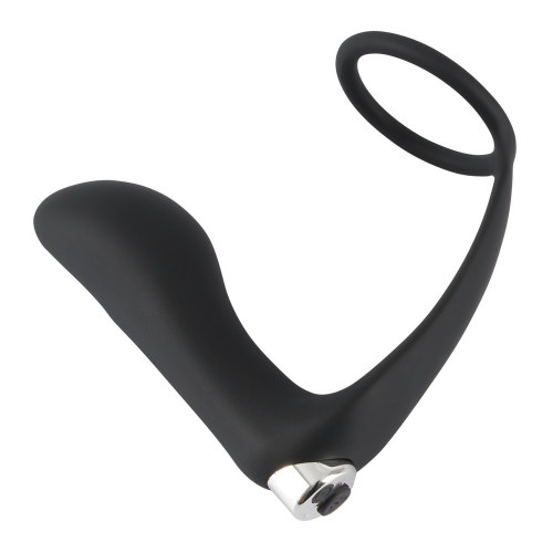 Black Velvets Vibrating Ring & Llug - Plug...