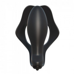 Fantasy C-Ringz Rock Hard Ass Gasm - Anello per Pene e per Testicoli con Plug Anale, Stimolatore Prostatico