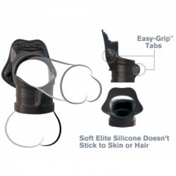 Fantasy C-Ringz Rock Hard Ring & Ball Stretcher - Anello per Pene e per Testicoli, Sensuale, Allungamento.