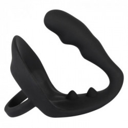 Black Velvets Ring & Plug - Plug Anale con Anello per il Pene, Piacere Puro