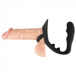 Black Velvets Ring & Plug - Plug Anale con Anello per il Pene, Piacere Puro