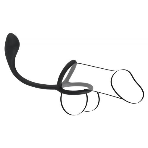 Black Velvets Cock & Ball Ring - Plug Anale con...