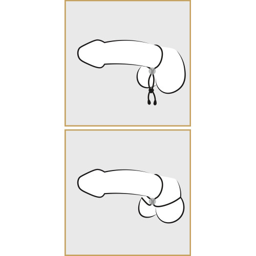 Bad Kitty Cock & Ball Loop - Elastico per Pene...