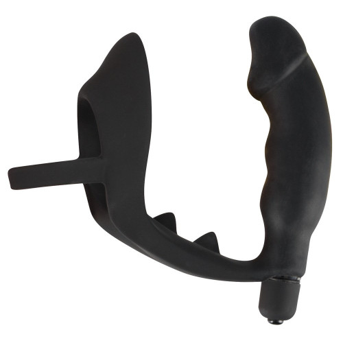 Black Velvets Ring & Vibro Plug - Plug Anale...