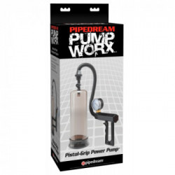 Pump Worx Pistol Grip Power Pump - Pompa per il Pene, Manometro, Regolabile, Stimolante