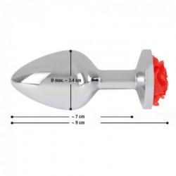 You2Toys Rose Butt - Plug Anale , 7 cm, Ø 3,4 cm