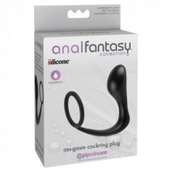 Anal Fantasy Ass Gasm Cockring - Plug Anale con Anello per il Pene, Stimolazione della Prostata