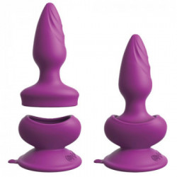 3Some Wall Banger Plug - Plug Anale con Vibrazione, Telecomando, Impermeabile, Ricaricabile