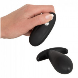 You2Toys Black RC Vibro Plug - Plug Anale con Vibrazione, Telecomando, Richiede Batterie
