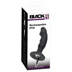 Black Velvets Rechargeable - Plug Anale Realistico con Vibrazione, Punto P, Ricaricabile
