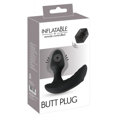 Inflatable RC + Butt Plug - Plug Anale con...