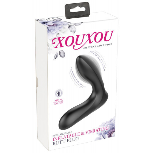 Xouxou Inflatable Vibrating Prostate Plug -...