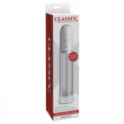 Classix Auto Vac Power Pump White - Pompa per il Pene, Bianca, Stimolante, Aspirante