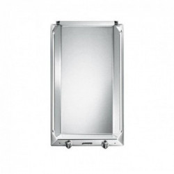 Smeg C30CX/1 - Coperchio per Piano Cottura, Comandi Frontali, 30 cm, Inox