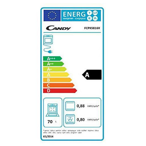 Candy FCPKS816X/E - Forno Elettrico da Incasso,...
