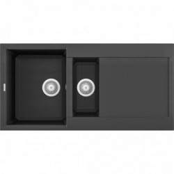 Elleci LMY47570 - Lavello easy 475, 100X50, 1+½VG, ghisa