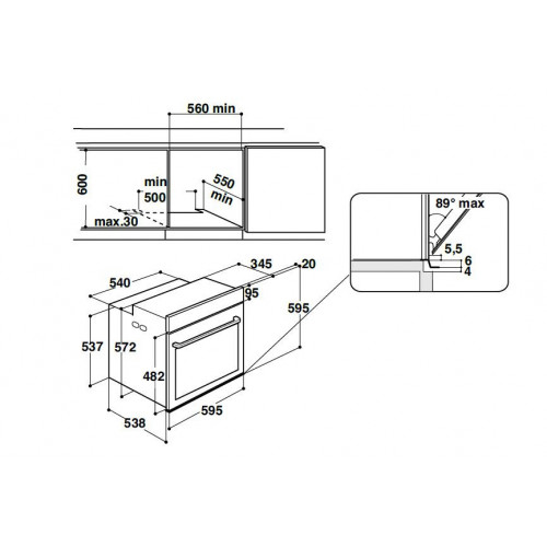 Hotpoint FID 834 H CH HA - Forno, A, Diamond,...