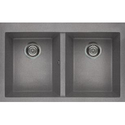 Elleci LGQ35048 - Lavello quadra 350, 79X50, 2V, grigio cemento