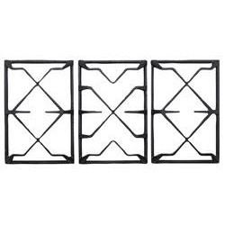 Smeg GGB90 - Kit Griglie per Piani Cottura, 90 cm, Nero