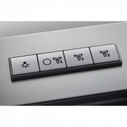 Electrolux EFB90460OX - Cappa Aspirante a Parete, 603 m³/h, Classe B
