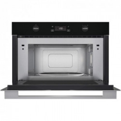 Whirlpool W7 MD540 - Forno Microonde da Incasso, DualCrisp, Vapore, 6° Senso, Inox, 31 litri