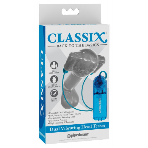 Classix Dual Vibrating Head Teaser -...