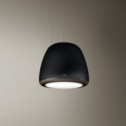 Elica EDITH ROCK/F/50 - Cappa Filtrante Sospesa, 325 m³/h, Nero, Marrone, PRF0098361, A