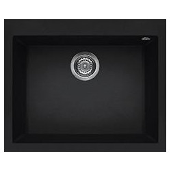 Elleci LKQ11086 - Lavello quadra 110, 61x50, 1V, black