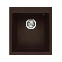Elleci LMQ10078 - Lavello quadra 100, 41x50, 1V, espresso