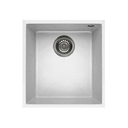 Elleci LGQ10068BSO - Lavello quadra 100, 38x44, 1V, bianco sottotop