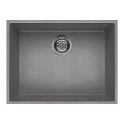 Elleci LGQ11048BSO - Lavello quadra 110, 58,5X44, 1V, grigio cemento