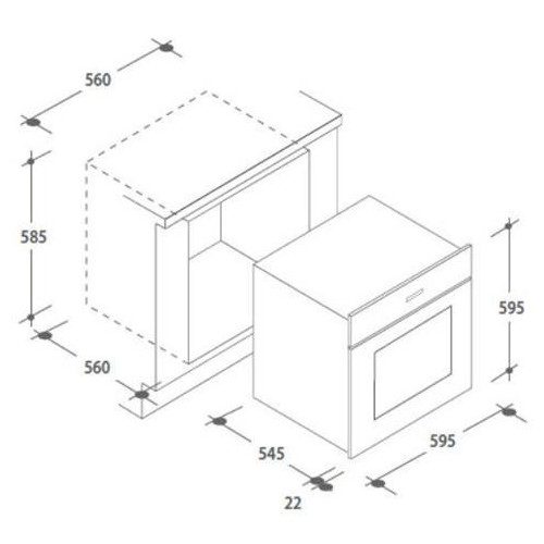 Candy FCP602X E0/E - Forno Elettrico da...
