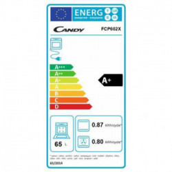 Candy FCP602X E0/E - Forno Elettrico da Incasso, Acciaio Inox, 70 Litri, Classe A+