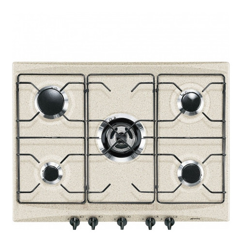 Smeg SR275AV - Piano Cottura a Gas, Avena, 70 cm