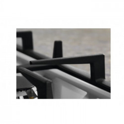 Electrolux KGU64361Z - Piano Cottura a Gas UltraFlat, Tripla Corona, Inox, Profilo 5 mm, 60 cm