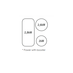 Candy CTPS64SCTTWIFI - Piano Cottura a Induzione, 60 cm, 4 (Twin Power + 2), Nero
