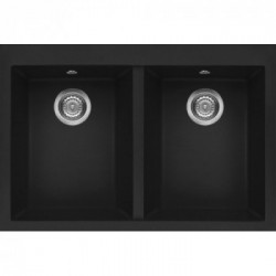 Elleci Quadra 340 G40 Lavello montato su piano Rettangolare Granitek