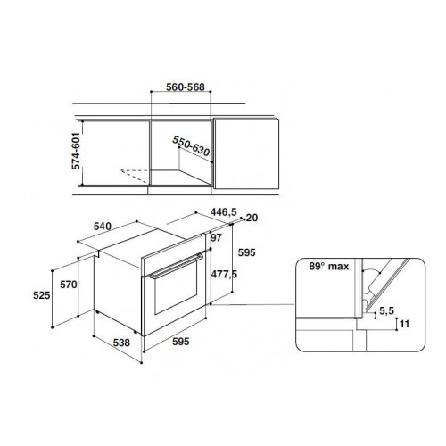 Hotpoint Ariston FA3 840 P IX HA - Forno, A+,...